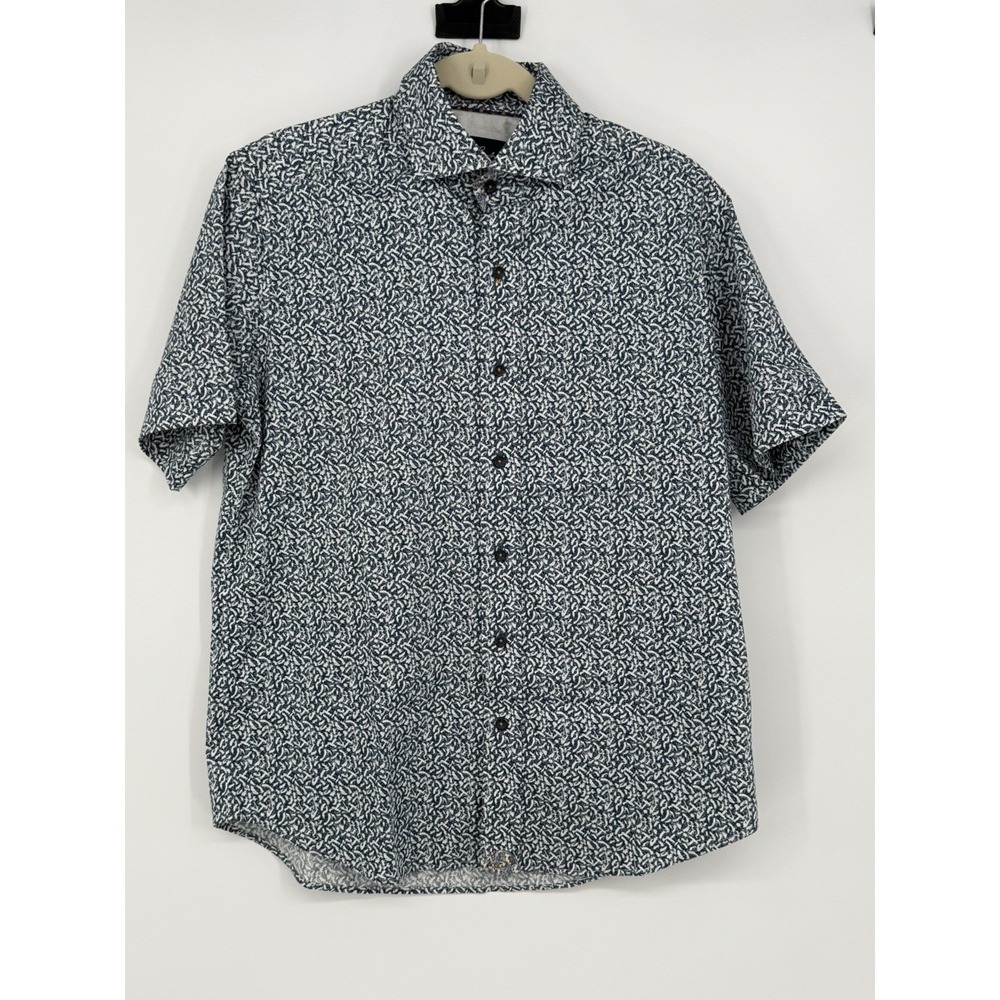 Robert Graham Men's Short Sleeve Button Down Large